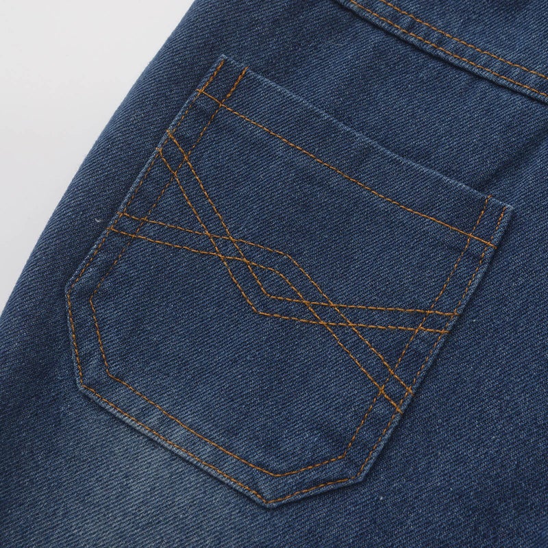 GRANDWISH Boys Casual Denim Bib Overalls 8 - Image 5